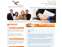 Tablet Screenshot of eagleresource.com